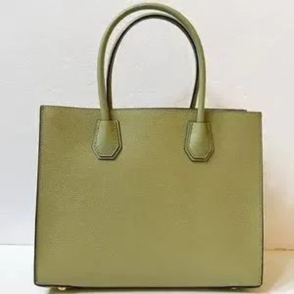 Elegant Olive Green Michael Kors Tote Bag